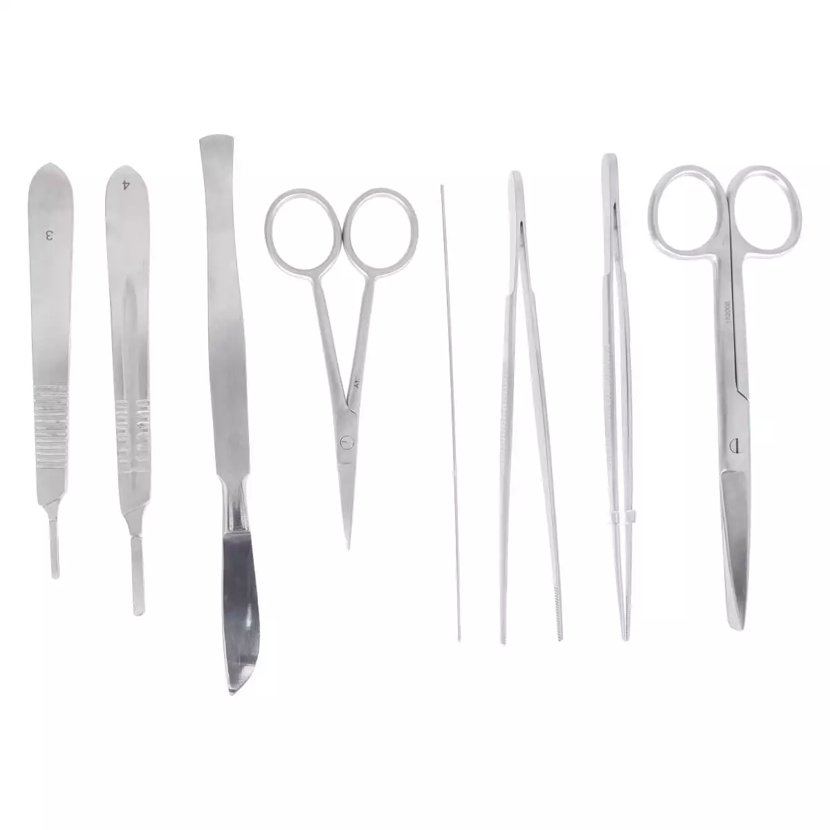  Basic dissecting set in case