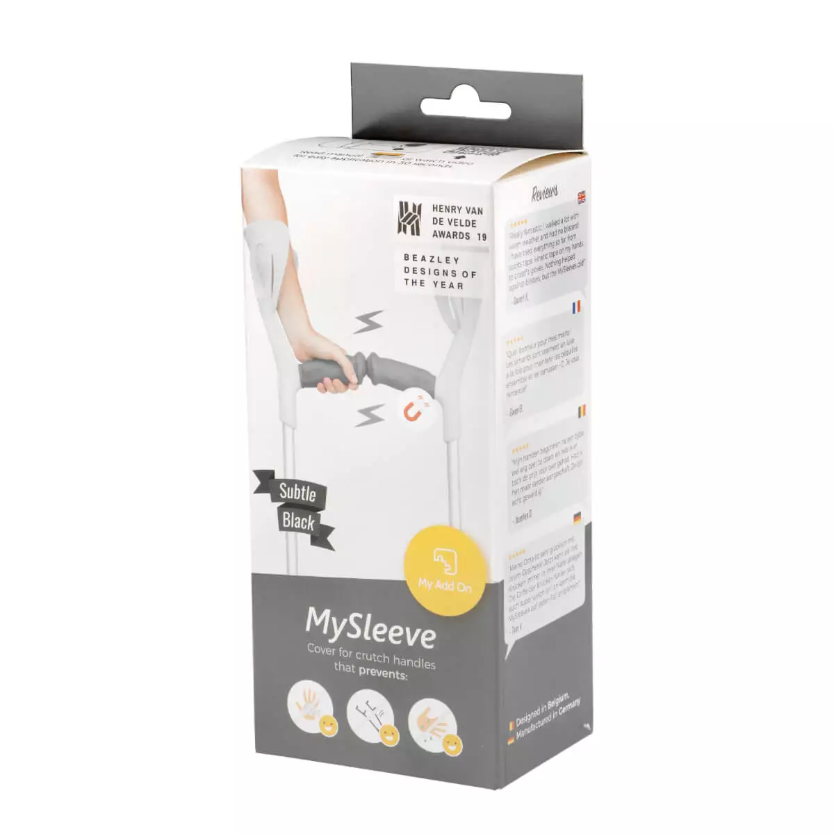  MySleeve crutch handle cover