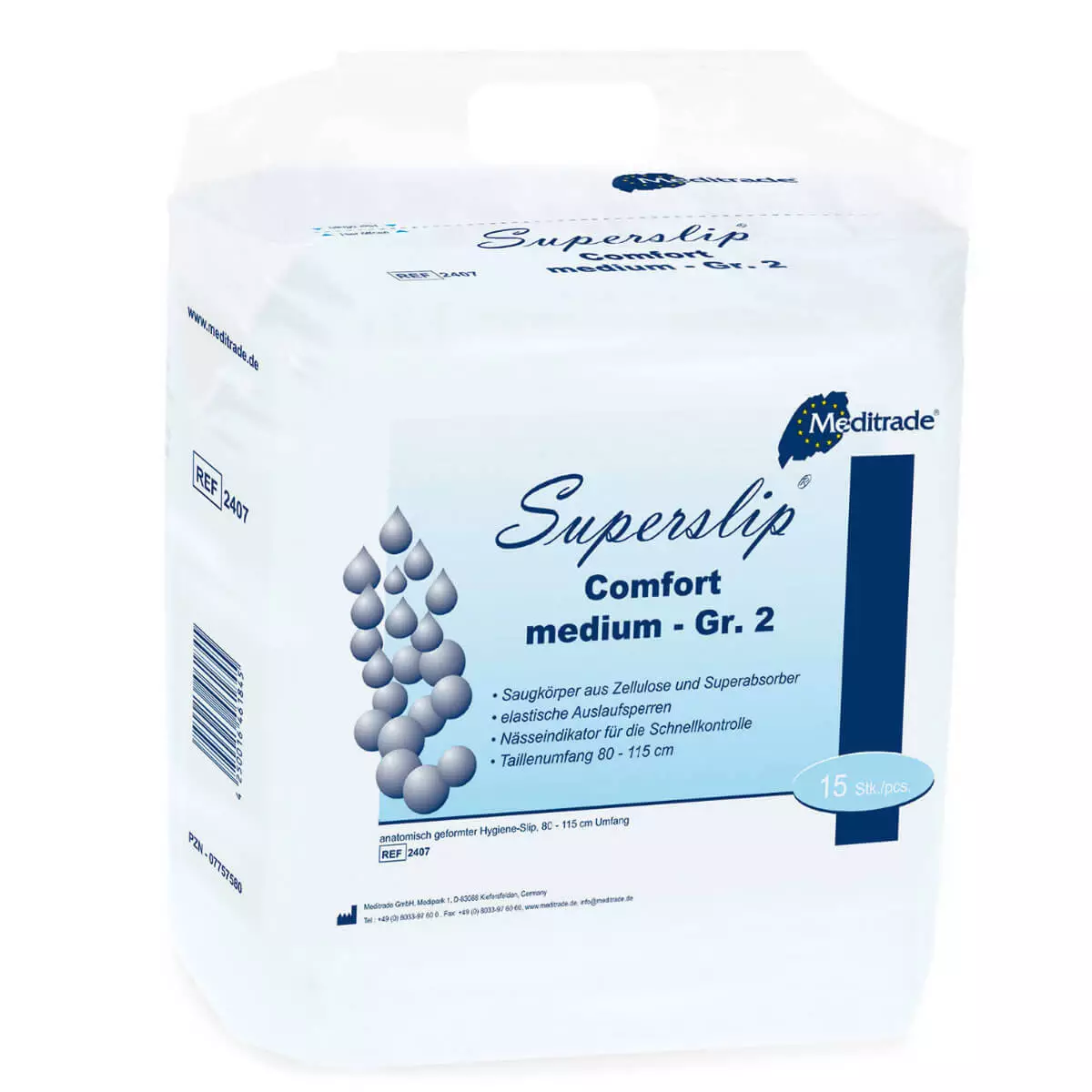  Superslip Comfort incontinence slip