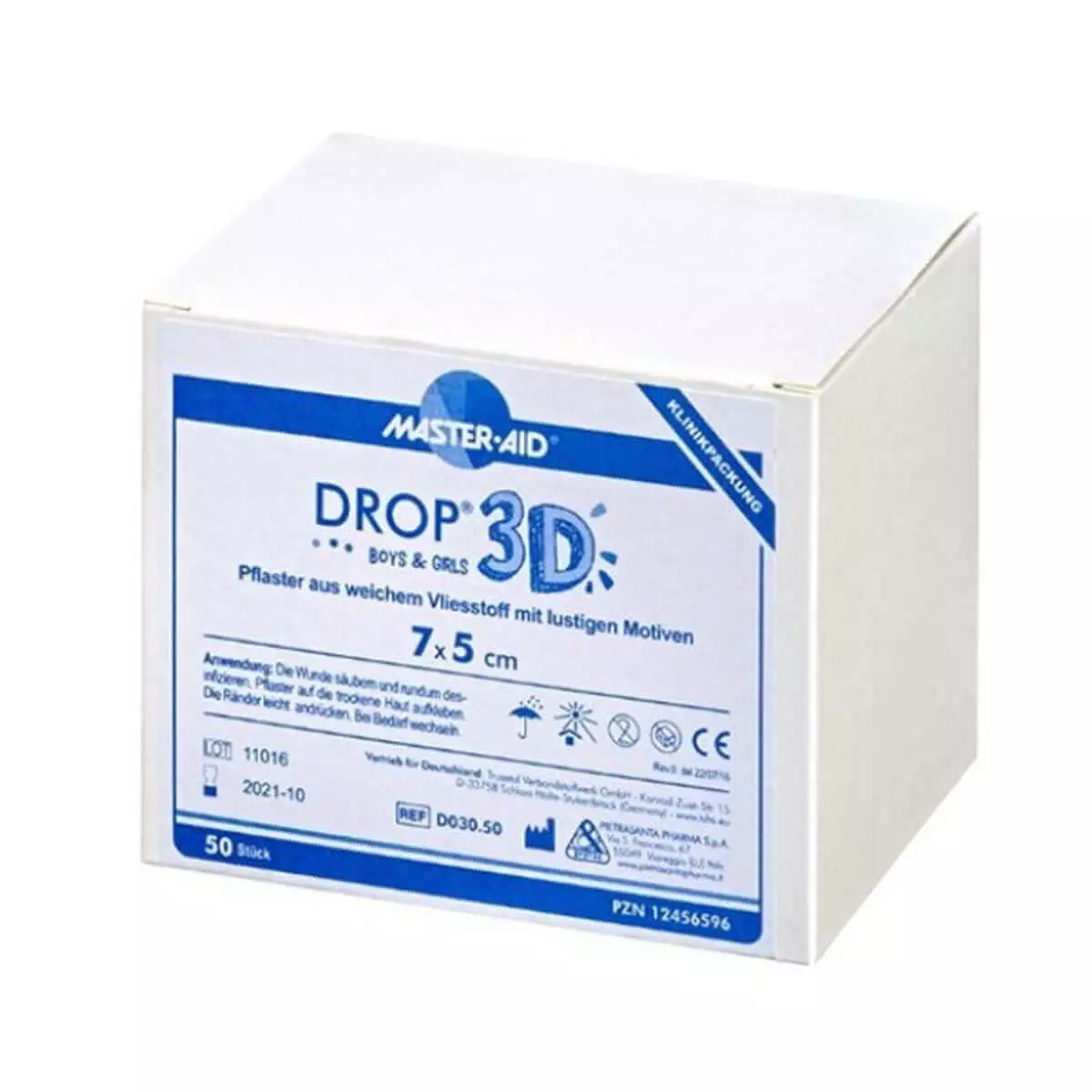  Drop 3D Children's Wound Dressing