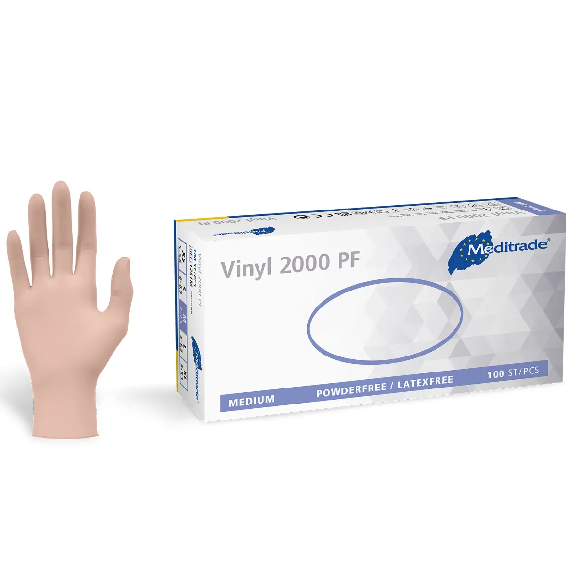  Vinyl 2000 PF gloves