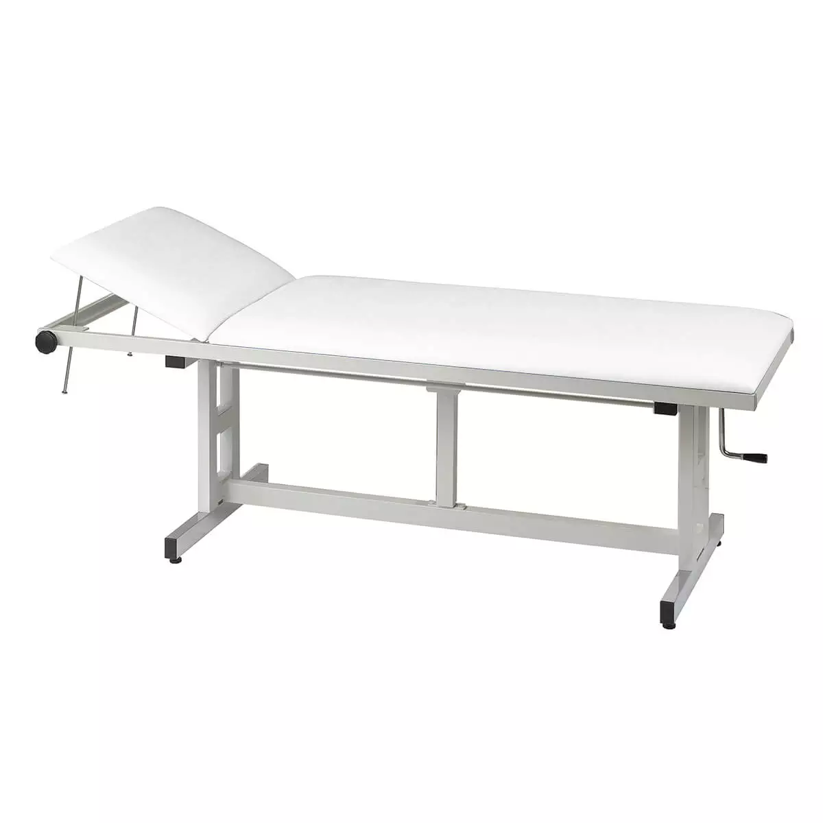  Examination table with hand crank