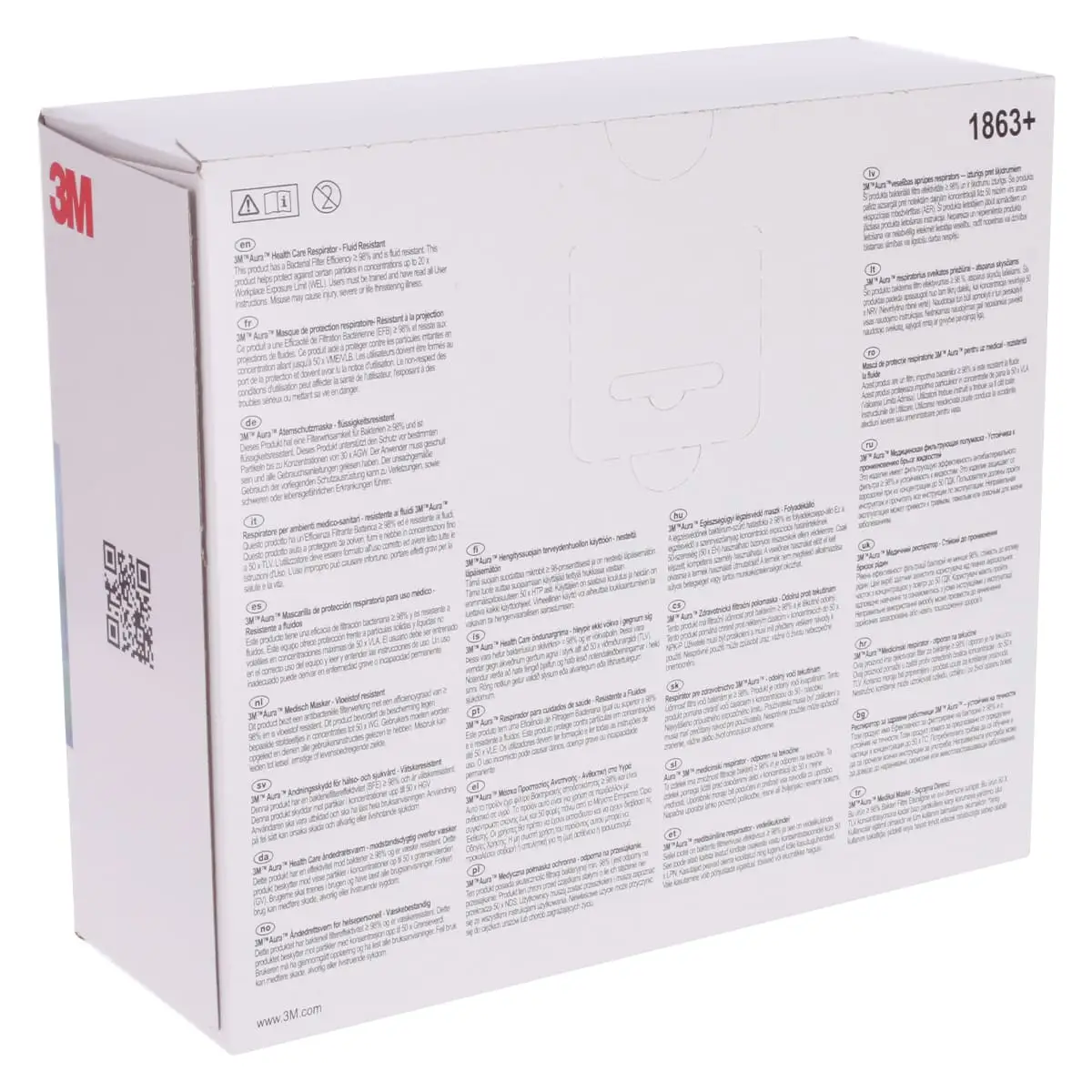 Respirator Aura FFP3 1863+