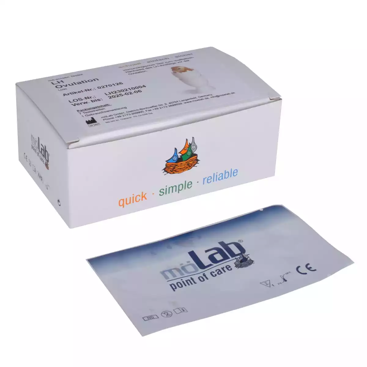  mö-screen LH ovulation test