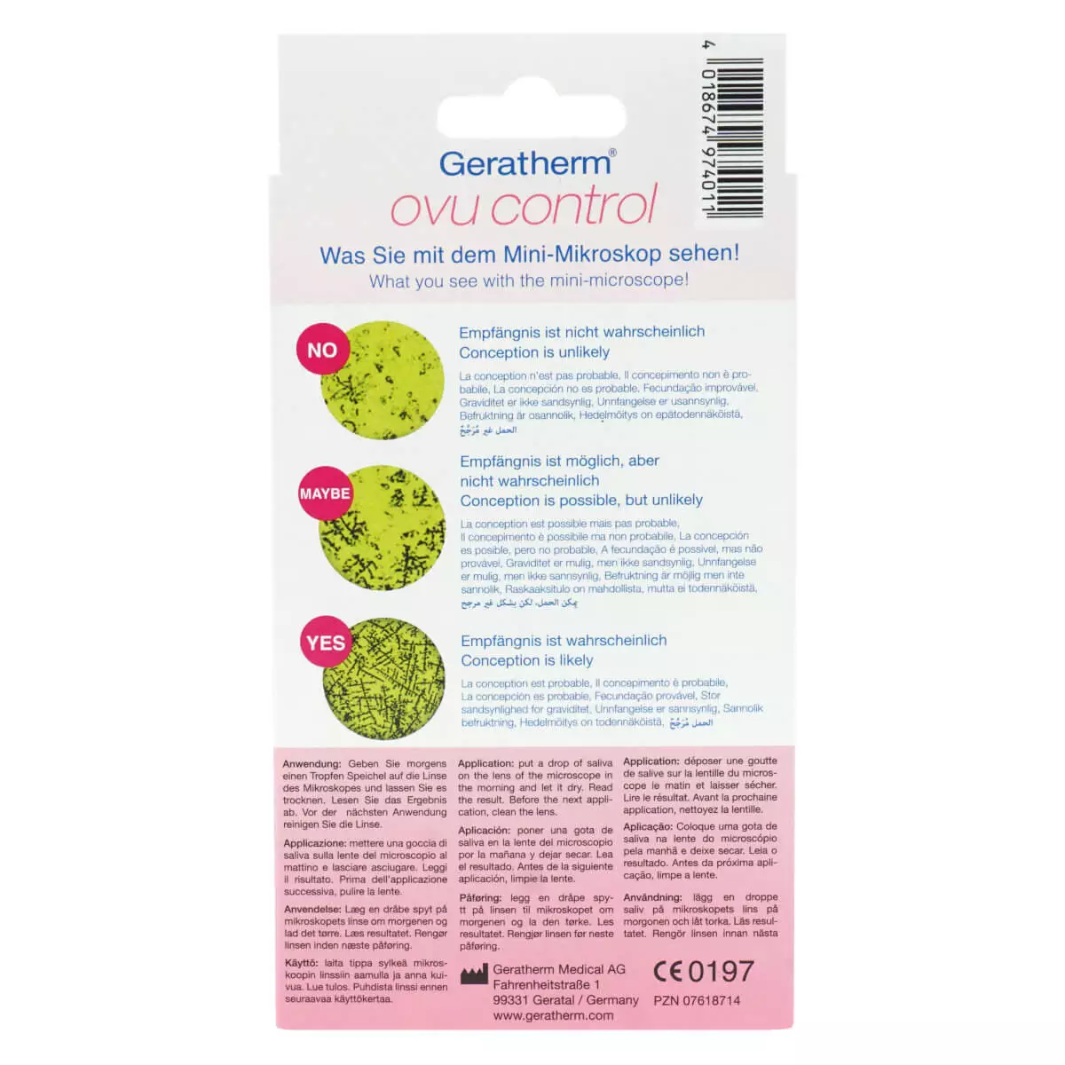  Geratherm ovu control ovulation test