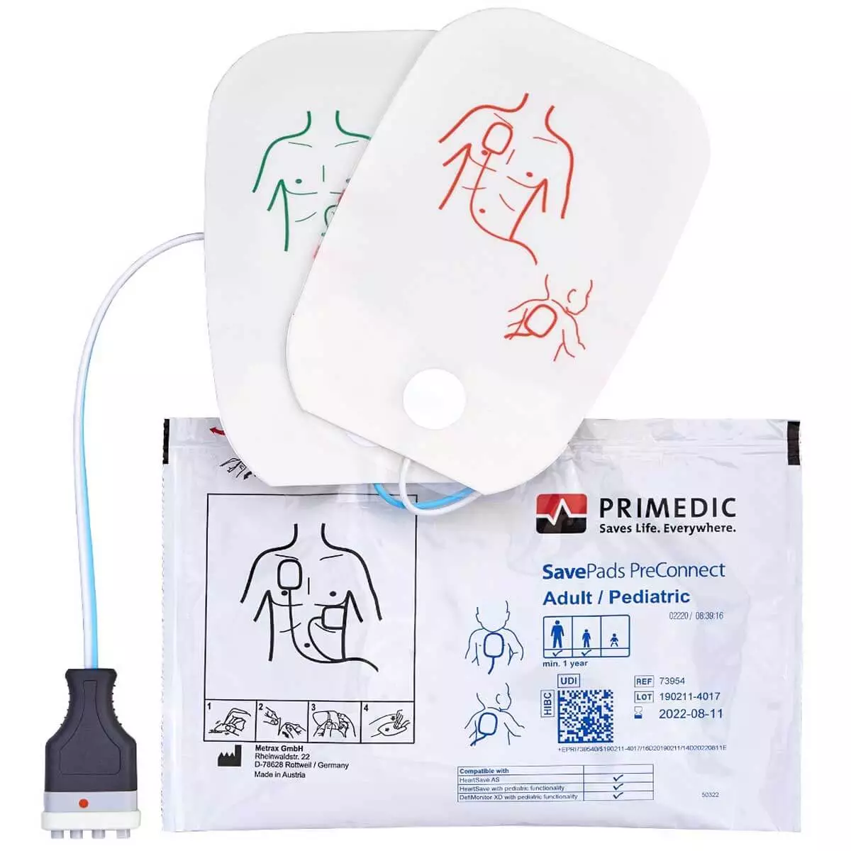  SavePads PreConnect electrode kit