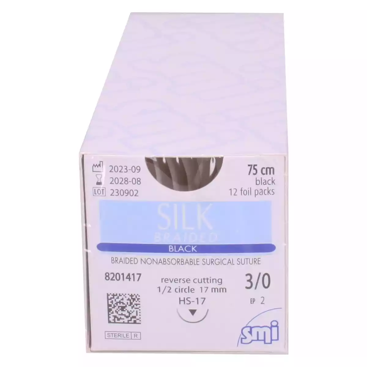 Silk Braided Black suture material