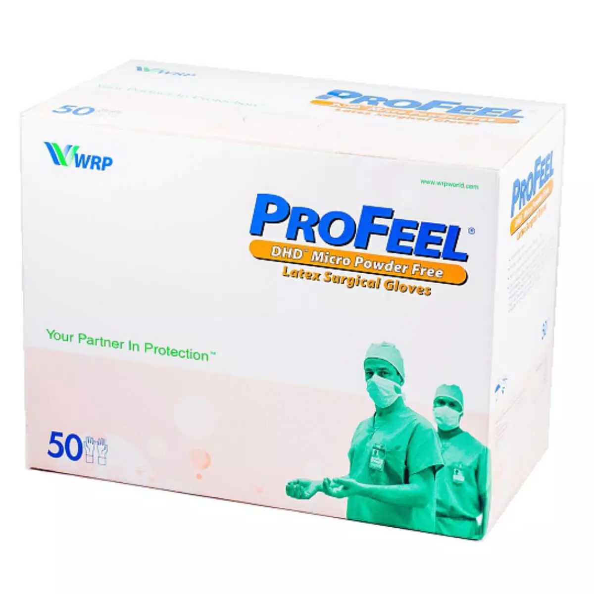 ProFeel DHD Micro latex surgical gloves