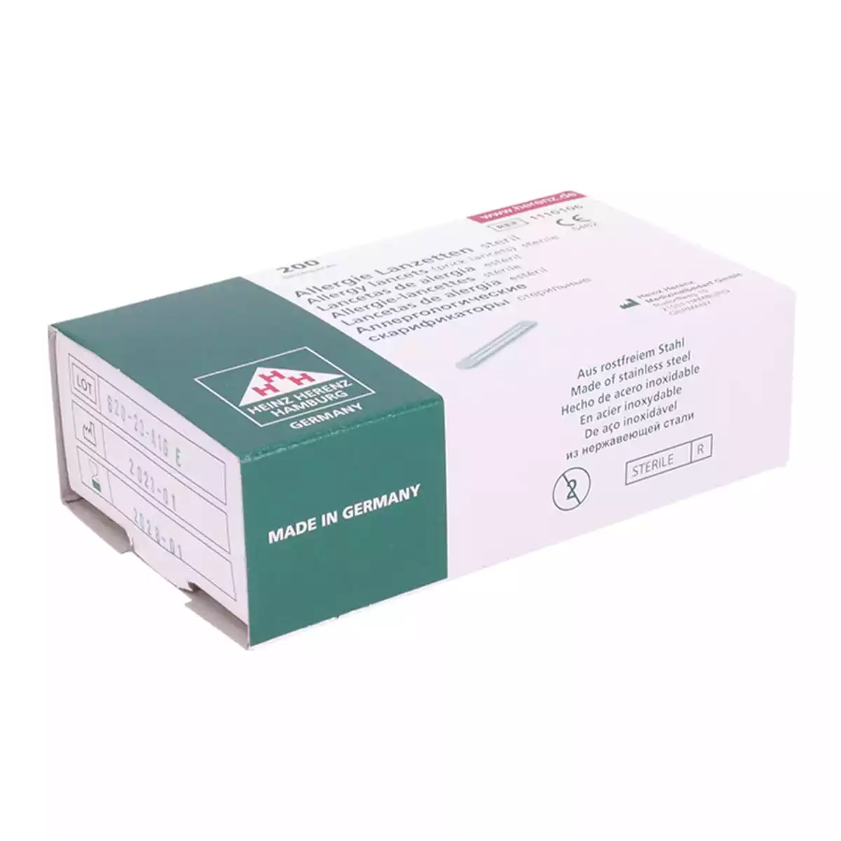  Allergy test lancets