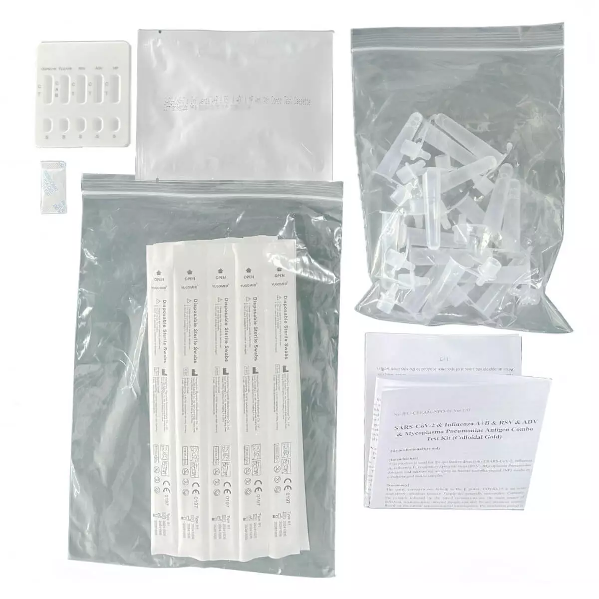  SARS-CoV-2, Influenza A/B, RSV, ADV, & MP 6-in-1 combo antigen test 