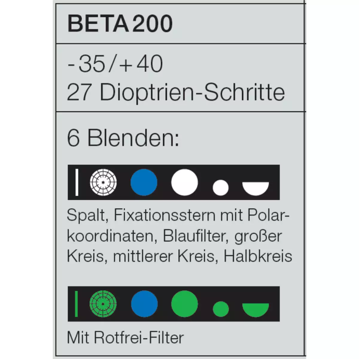  HEINE BETA 200 LED ophthalmoscope set