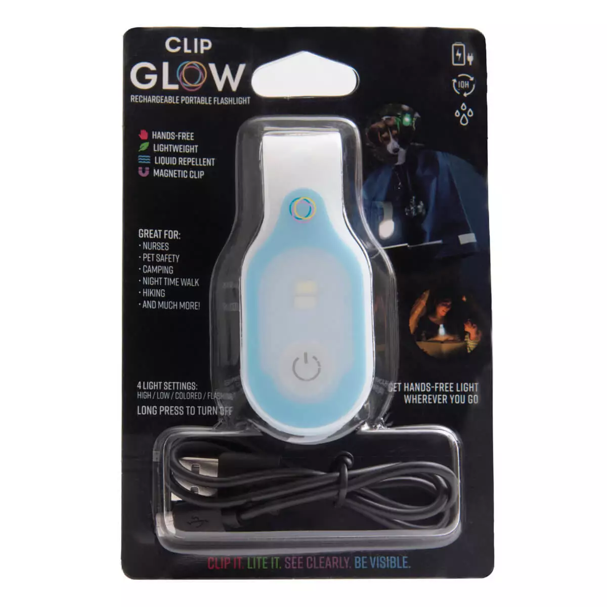  ClipGlow clip-on light