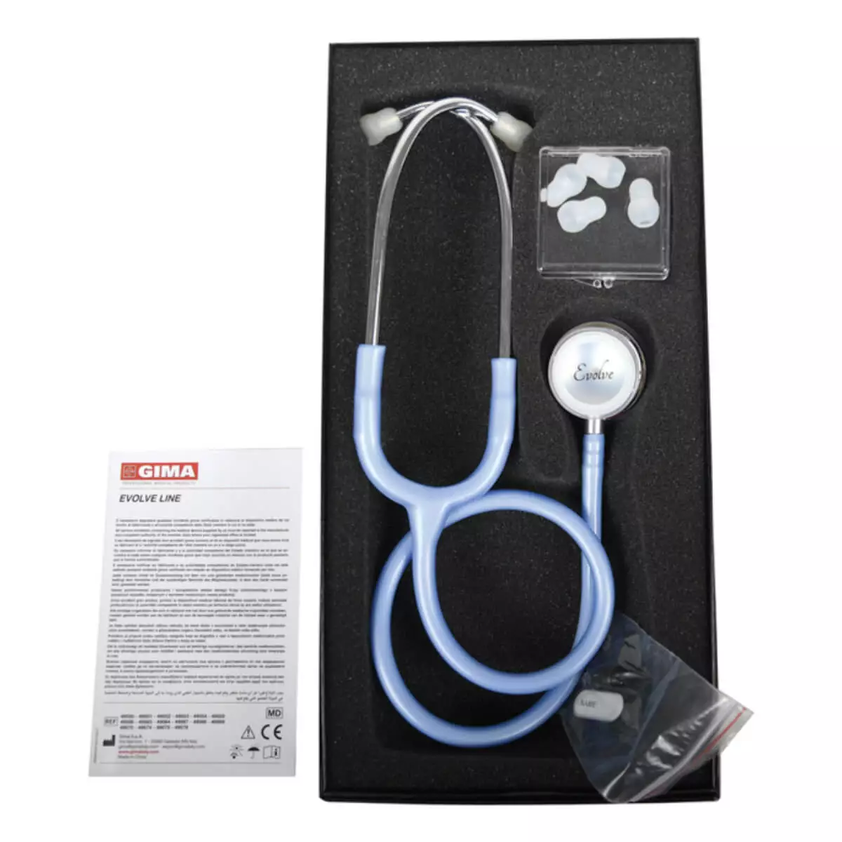  Evolve stethoscope with glitter tubing
