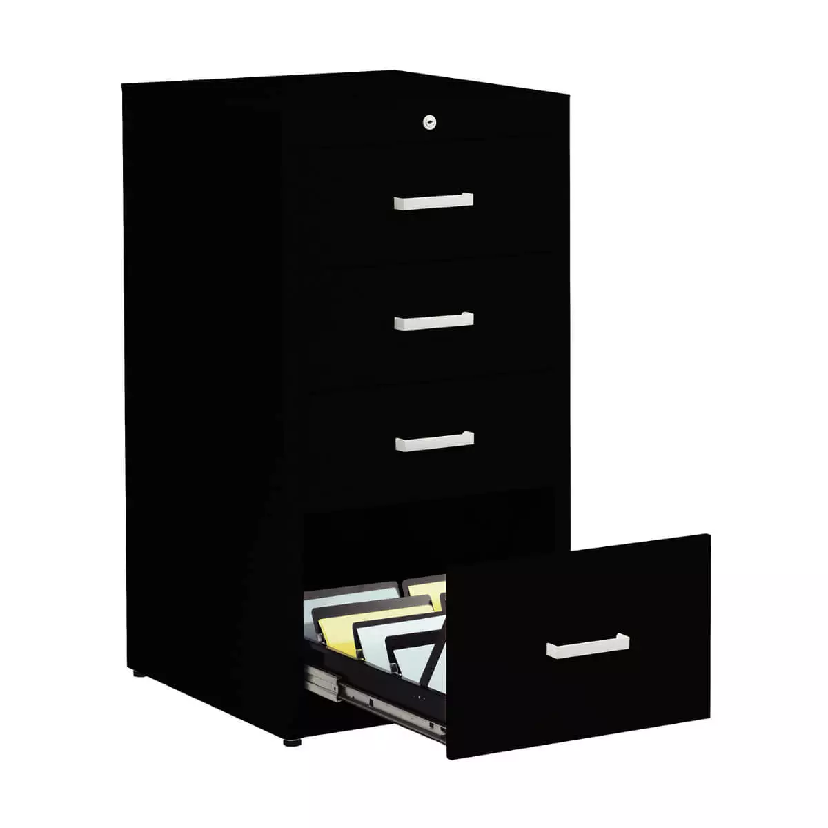  client cardy filing cabinet with bow handles