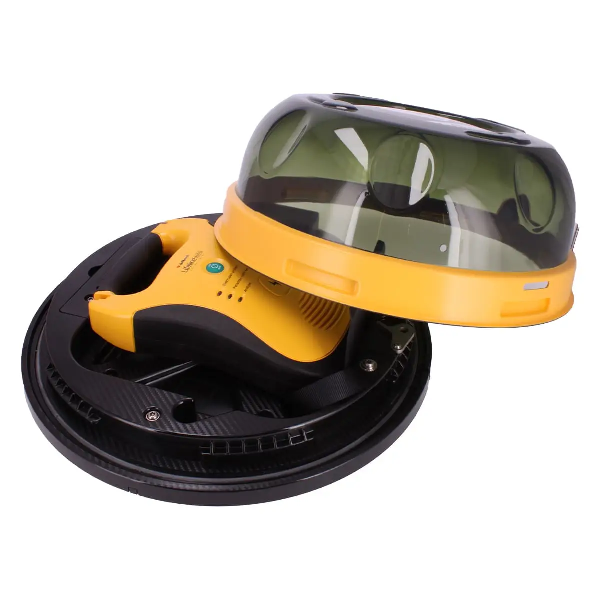  Round AED protective case with alarm