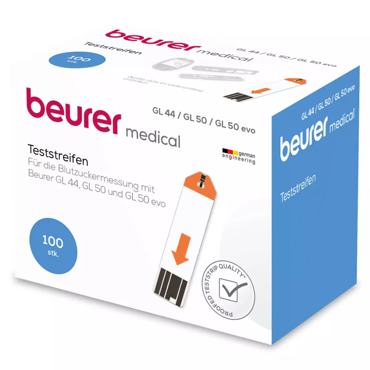  Blood glucose test strips