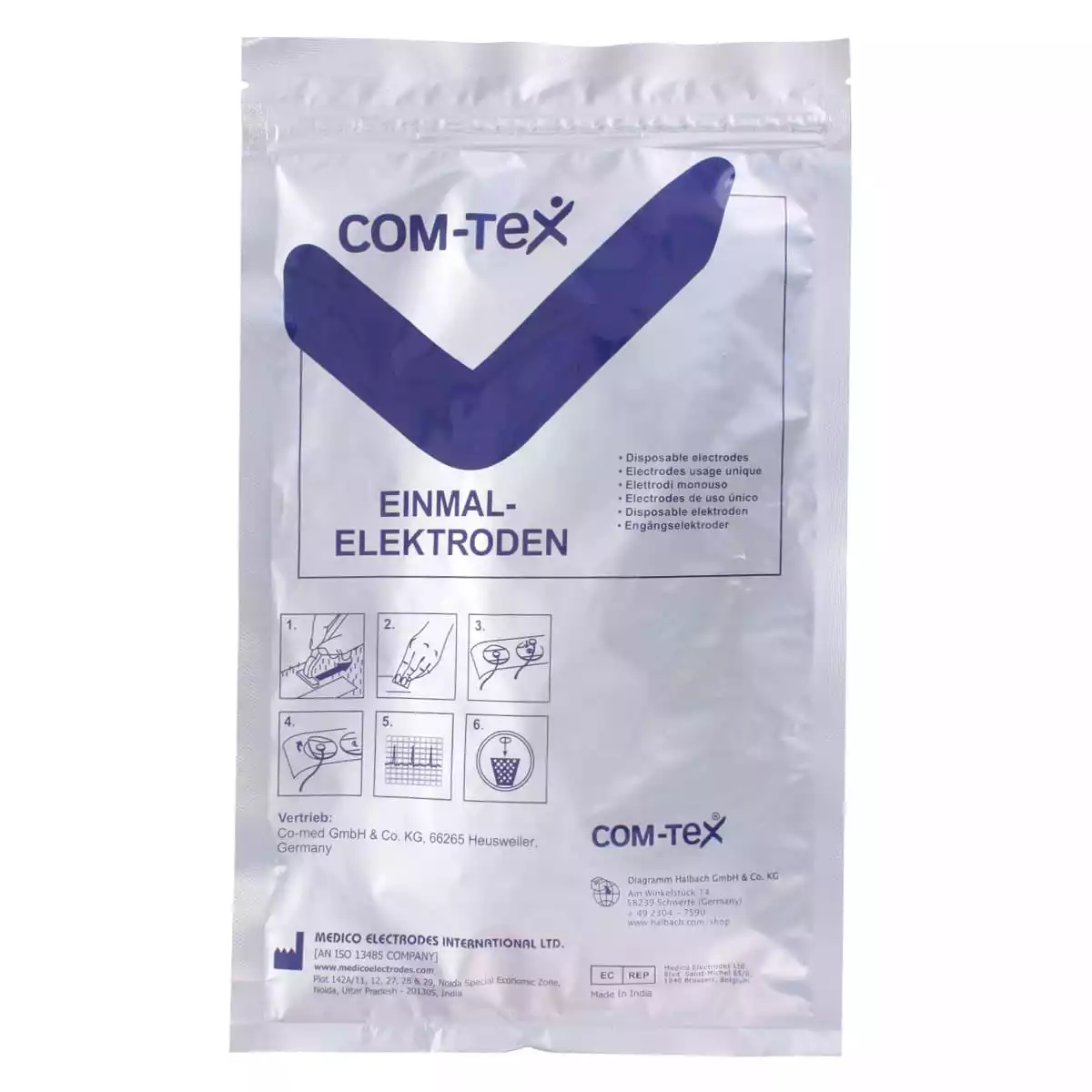  Single-use adhesive electrodes