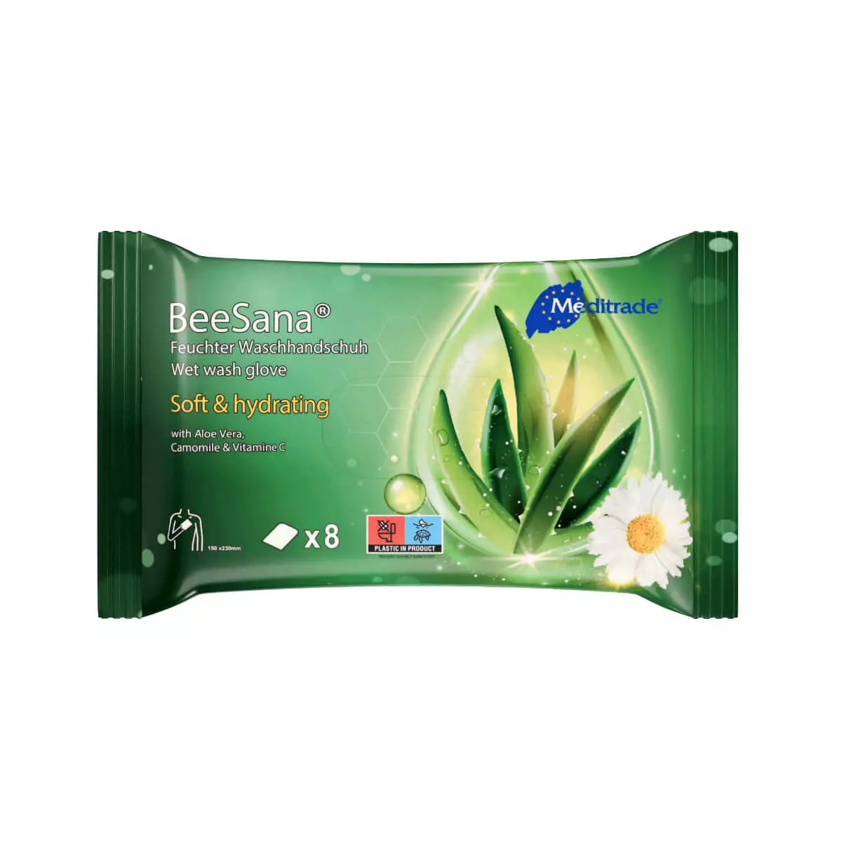  BeeSana Wet wash glove