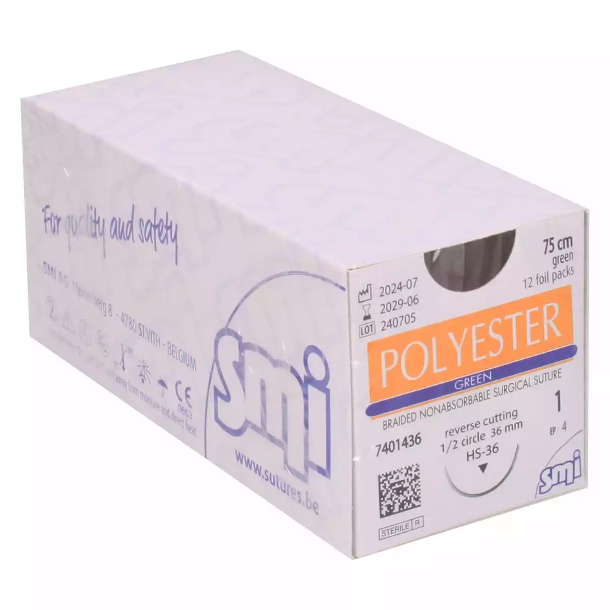  Polyester Green Suture Material