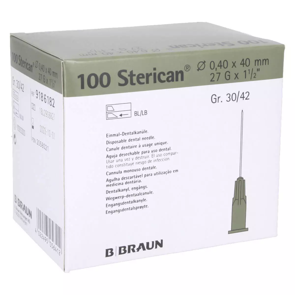  Sterican cannulas for dental anesthesia