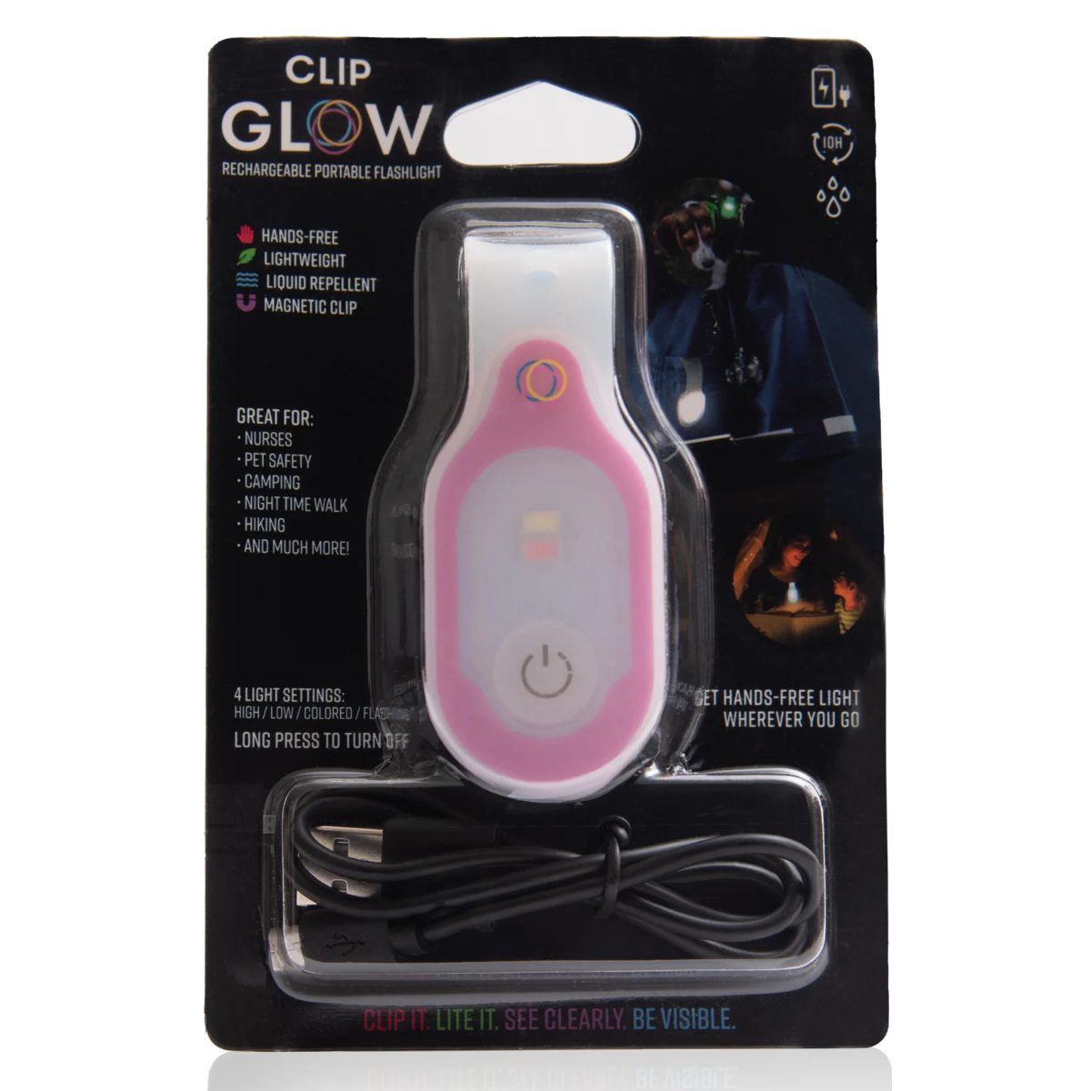 Buy ClipGlow ClipGlow clip-on light Pink online
