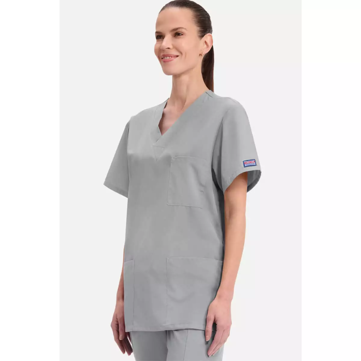 Workwear Originals unisex scrub top with 3 pockets Workwear Originals unisex scrub top with 3 pockets