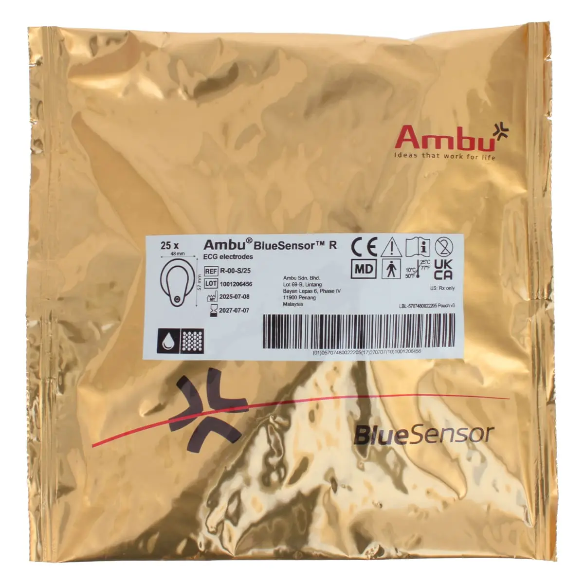 BlueSensor R-00-S/25 disposable ECG electrodes BlueSensor R-00-S/25 disposable ECG electrodes