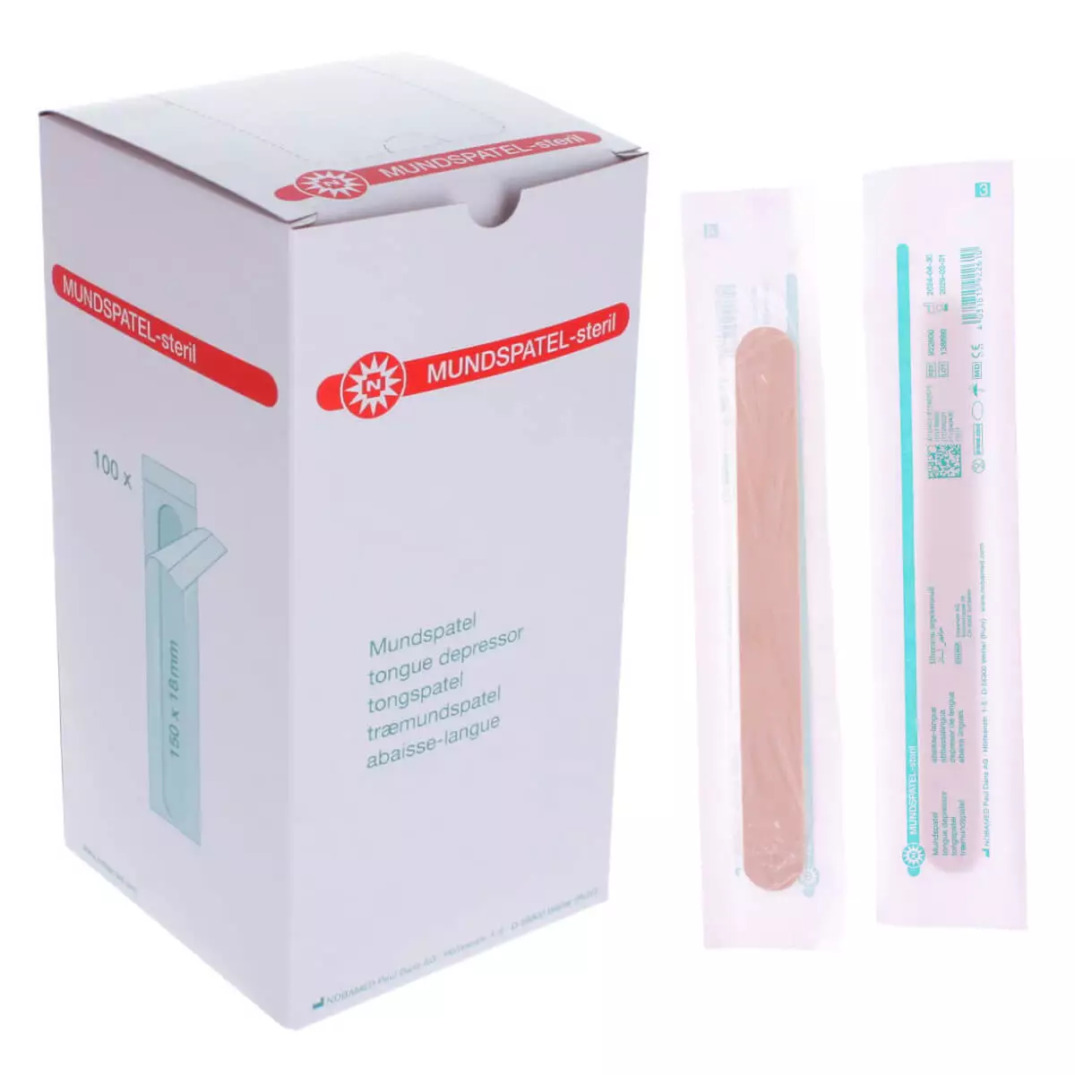  Sterile wooden tongue depressors