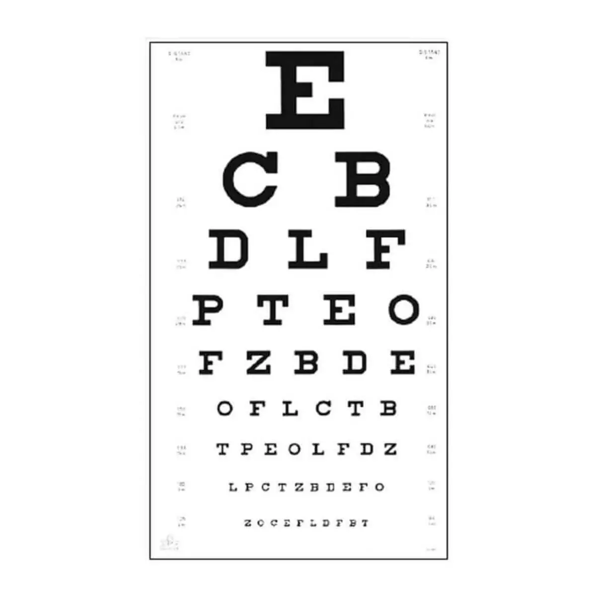  Eye chart