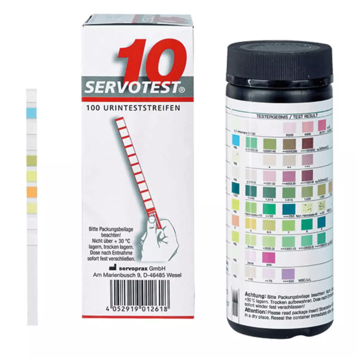  SERVOTEST Urine Test Strips