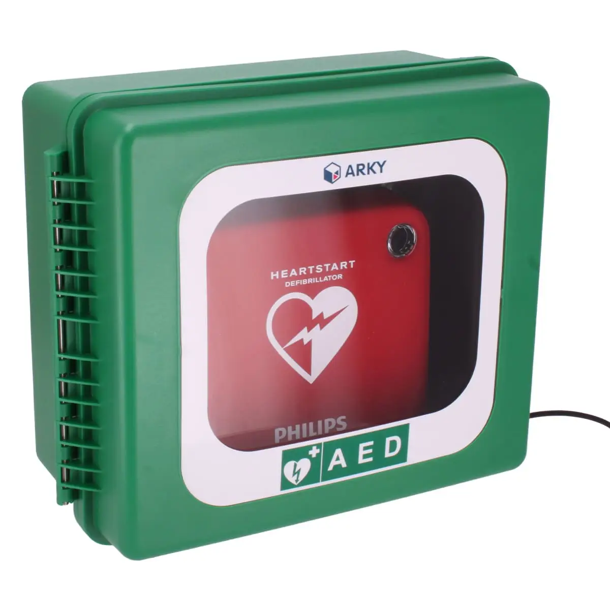 Outdoor AED cabinet with heater Outdoor AED cabinet with heater