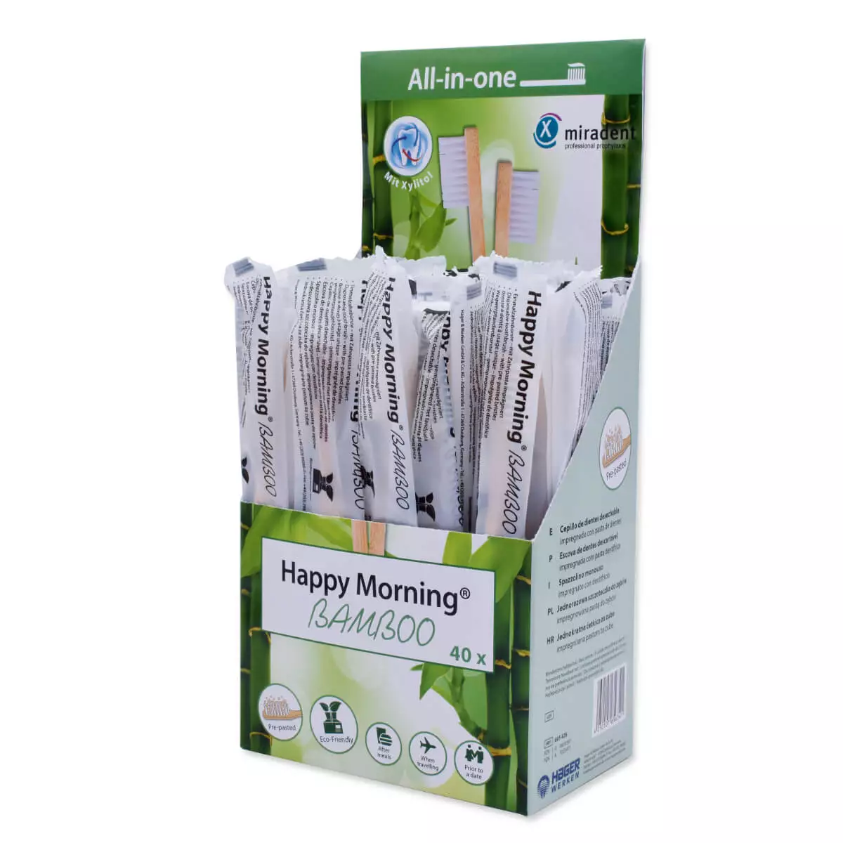  Happy Morning Bamboo Disposable Toothbrush