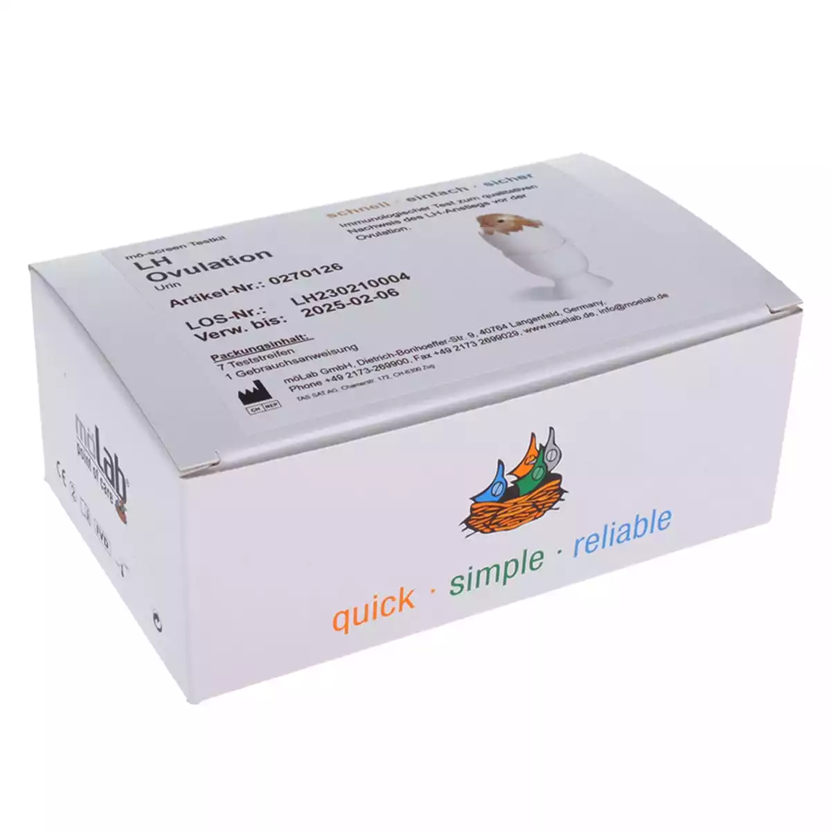  mö-screen LH ovulation test