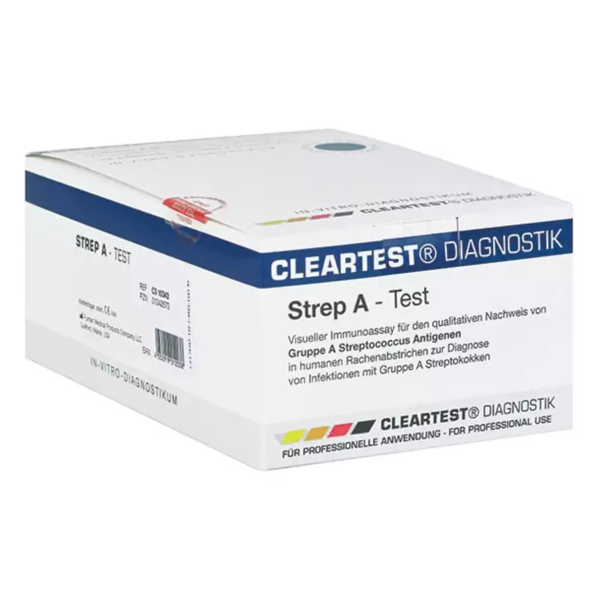  Cleartest Strep A cassette test for throat swabbing
