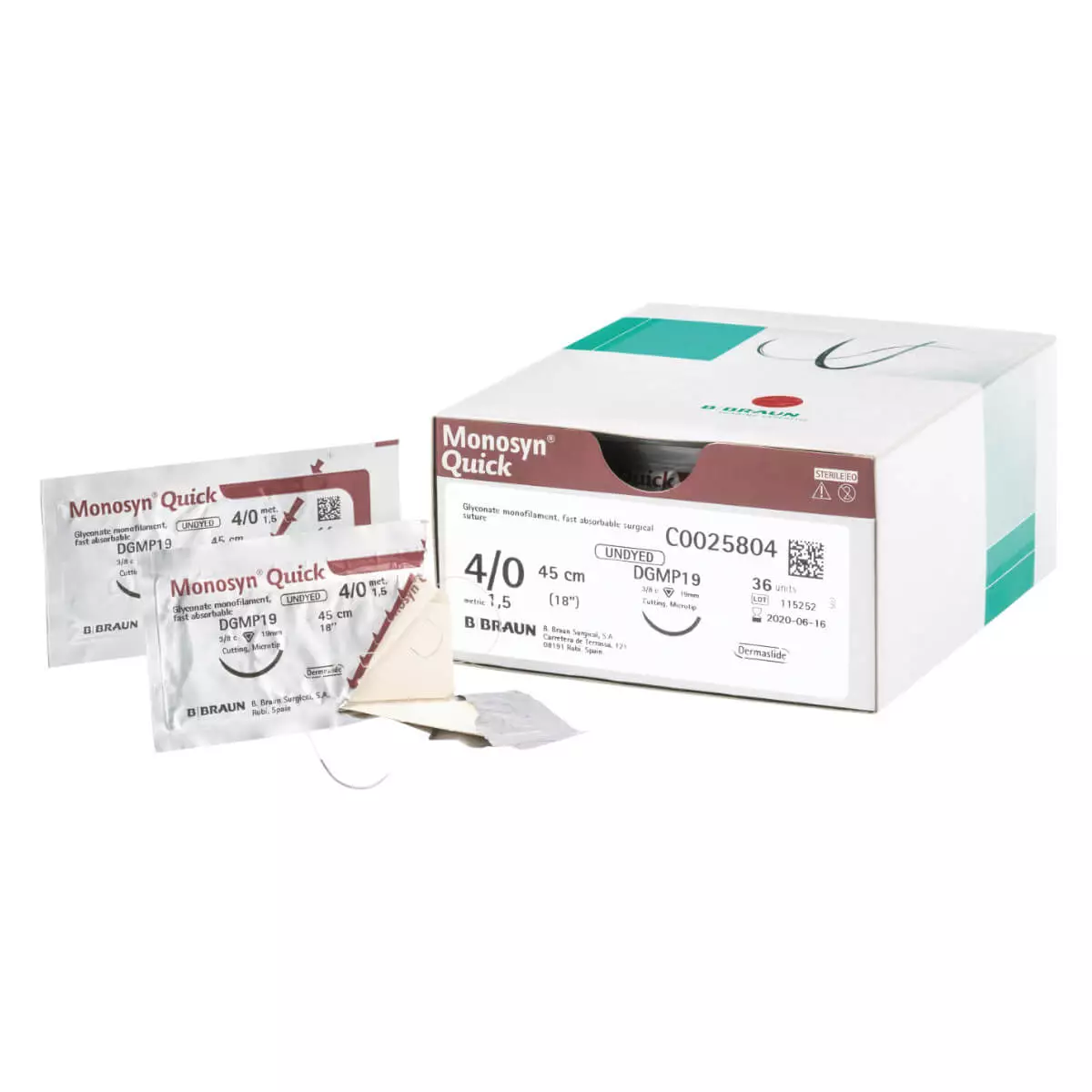  Suture material Monosyn Quick