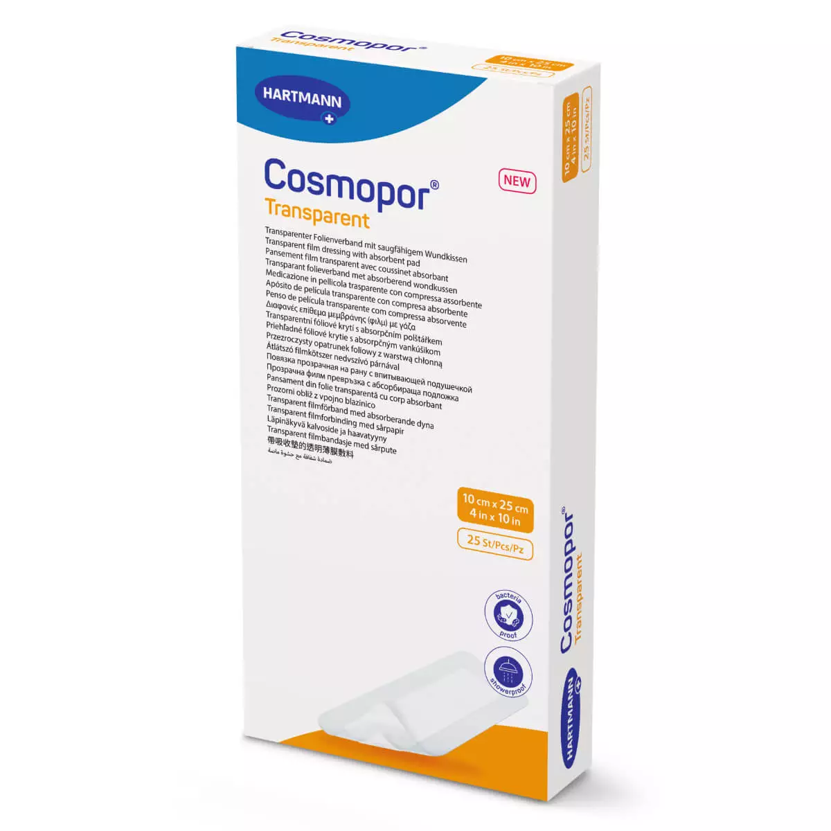 Cosmopor transparent film dressing Cosmopor transparent film dressing