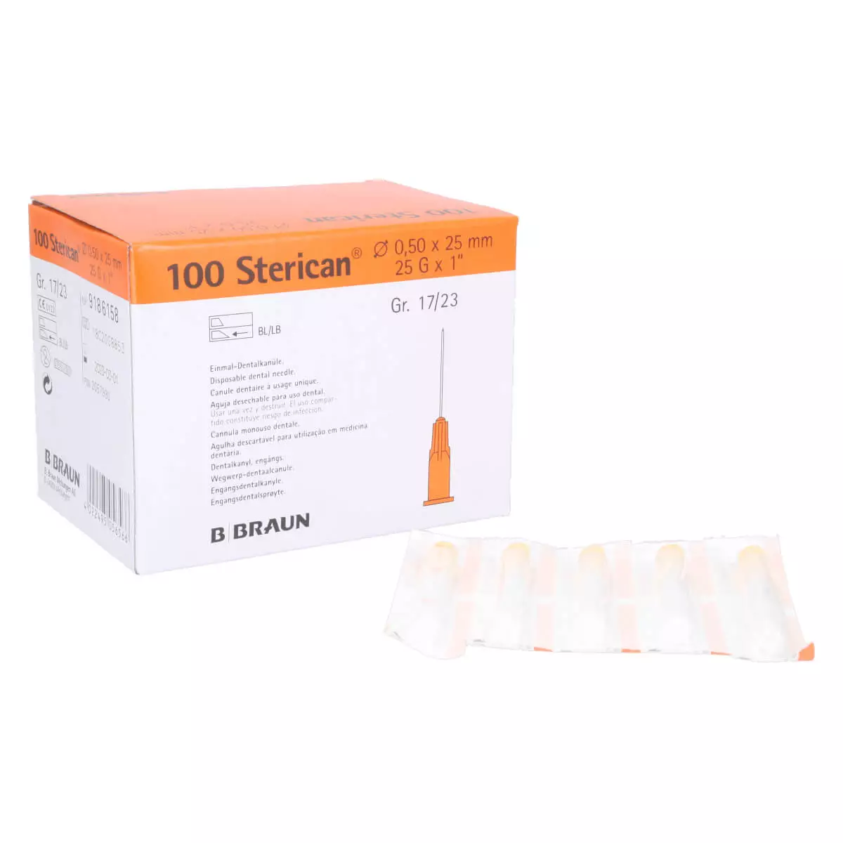  Sterican cannulas for dental anesthesia