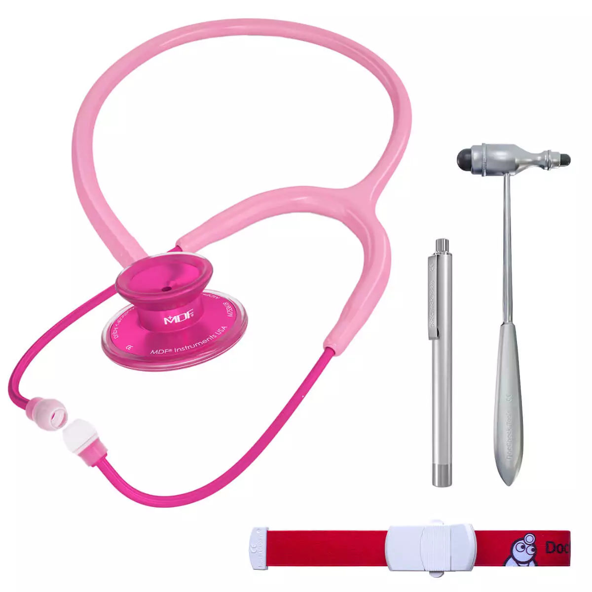  Medical student kit with Acoustica Pink stethoscope