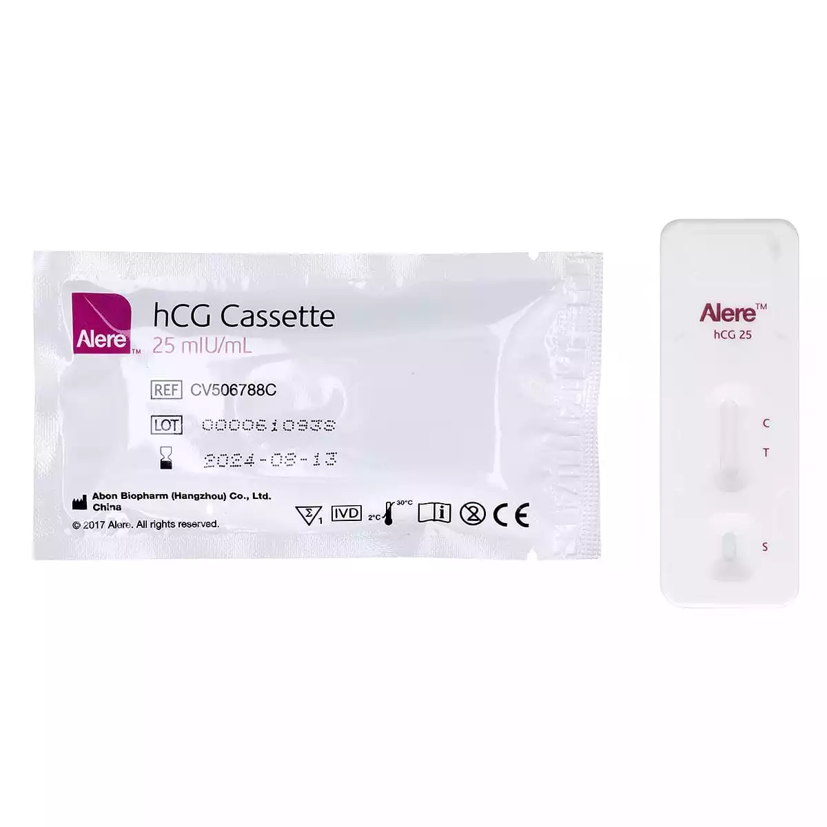 Clearview hCG cassette test (25 mIE/ml)