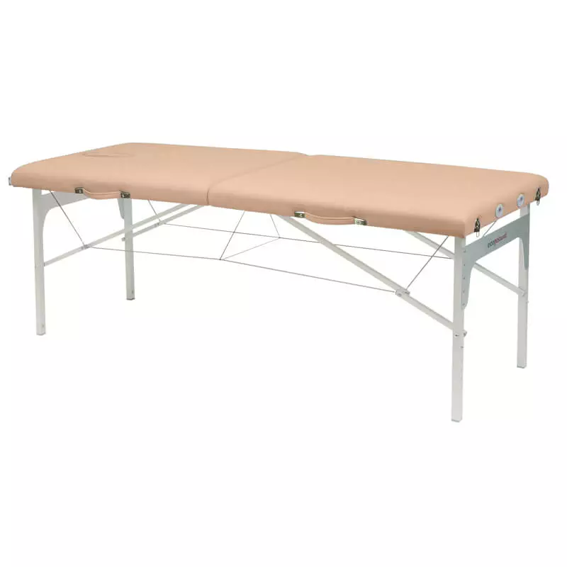  Height adjustable suitcase massage bench