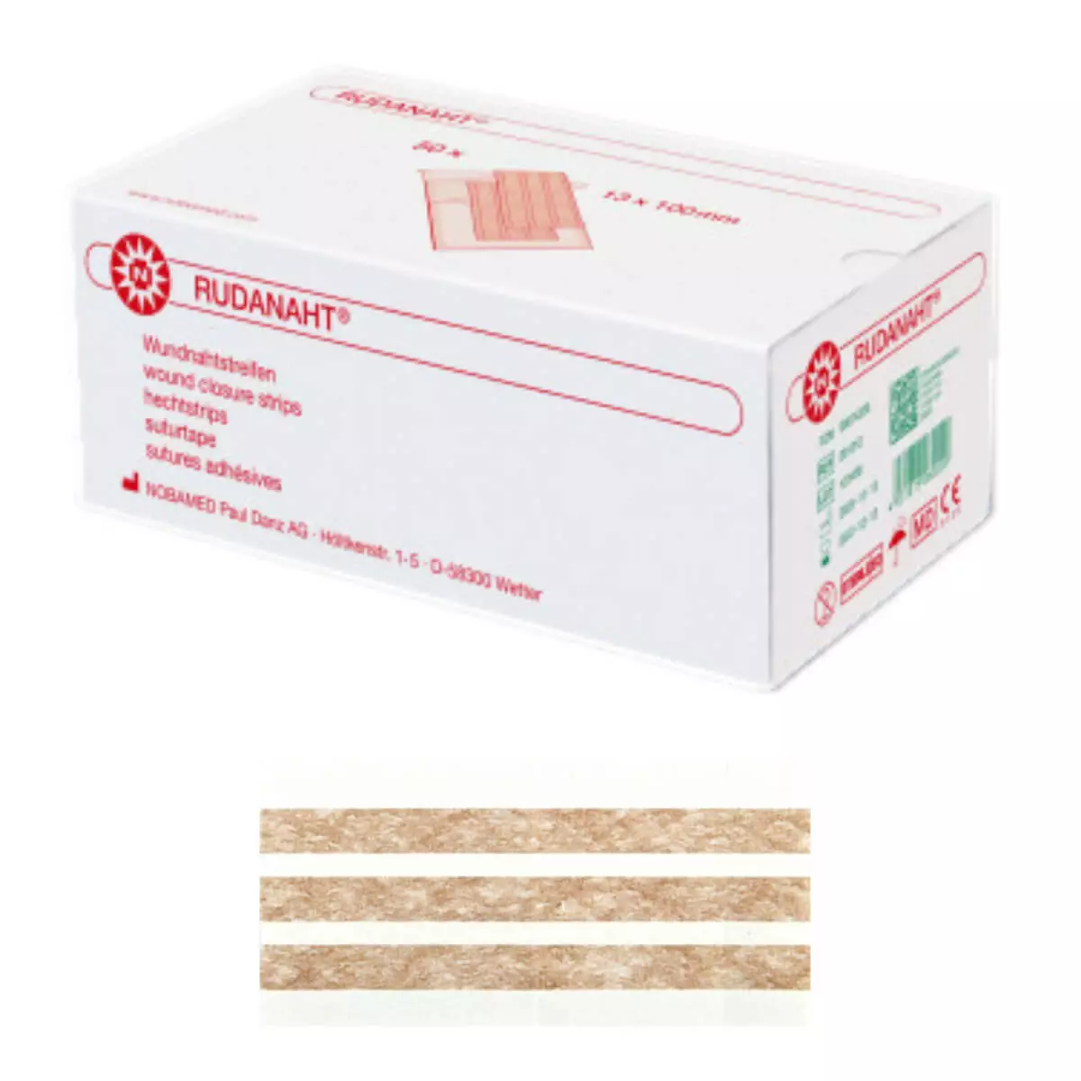  RUDANAHT sterile wound closure strips