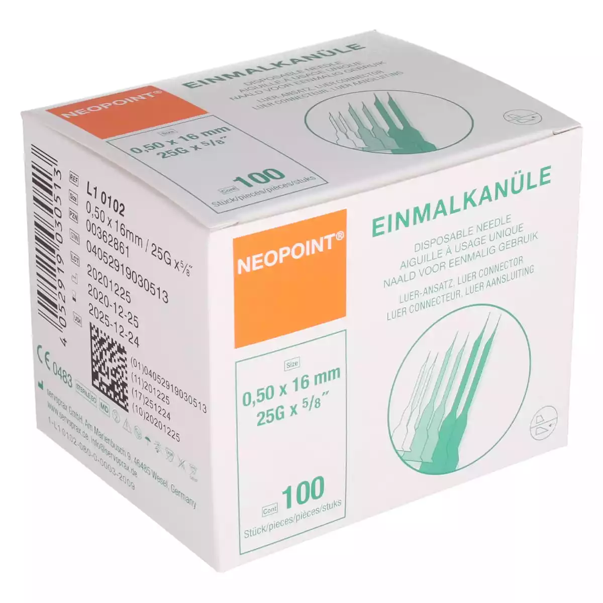  Neopoint special-size cannula