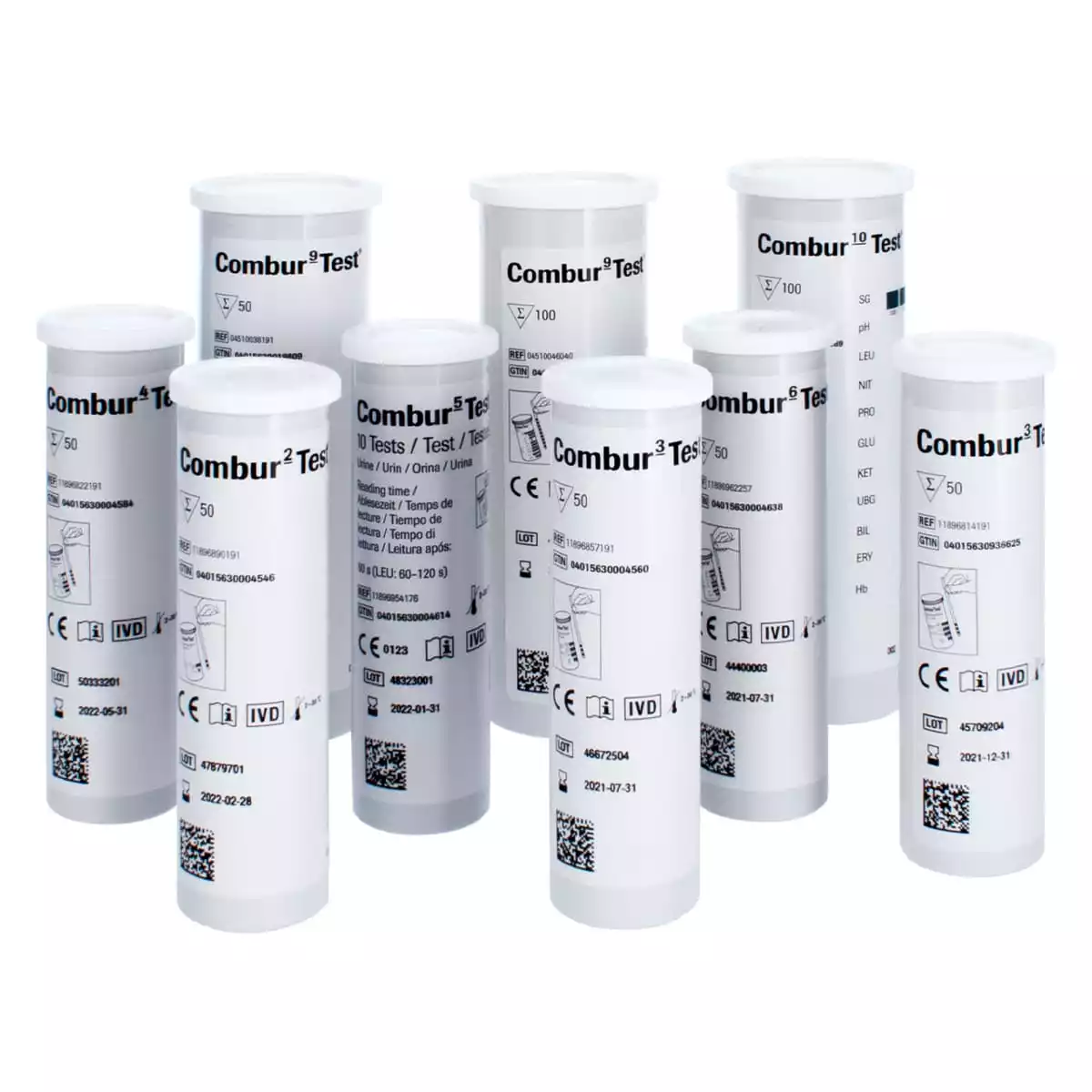  Combur urine test strips