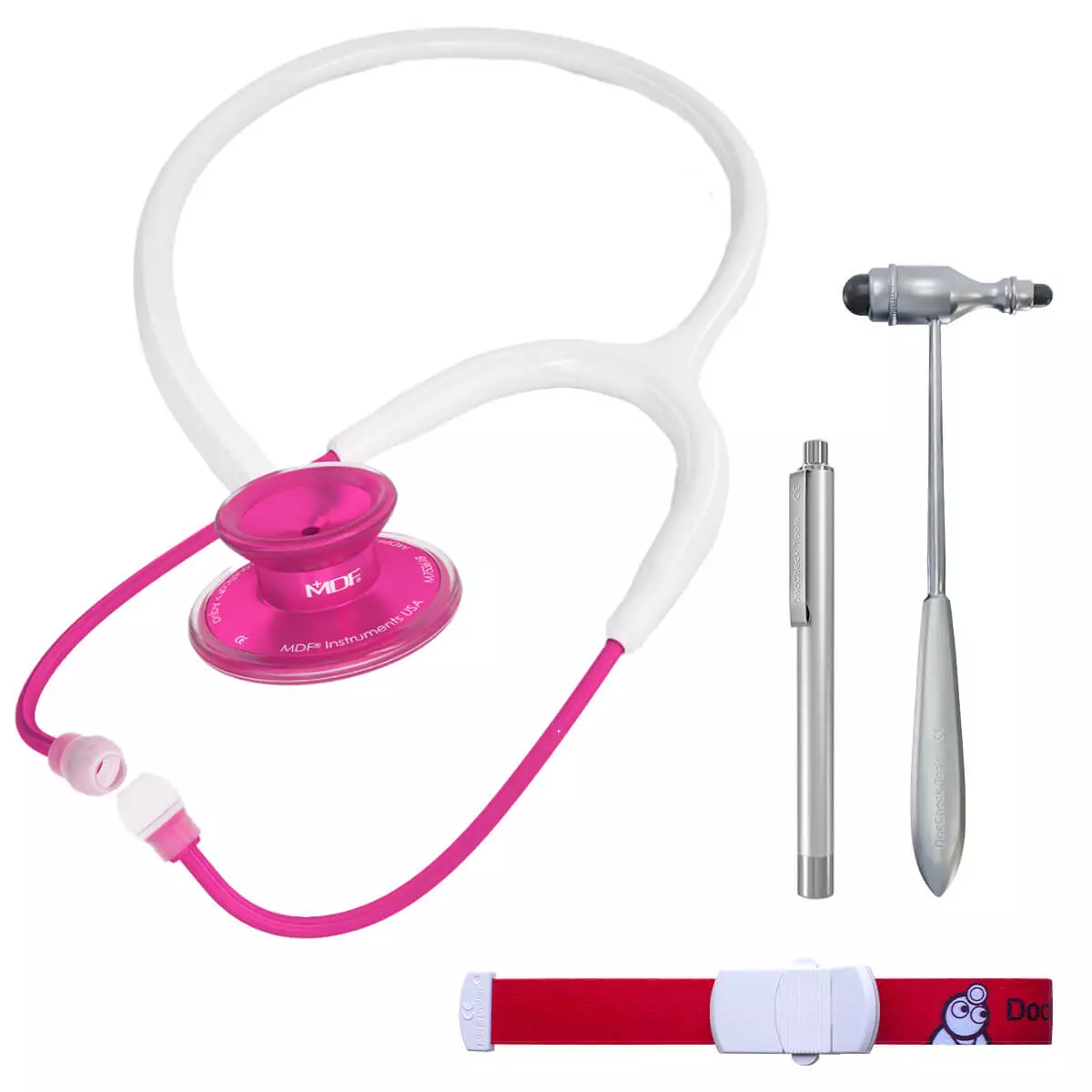  Medical student kit with Acoustica Pink stethoscope