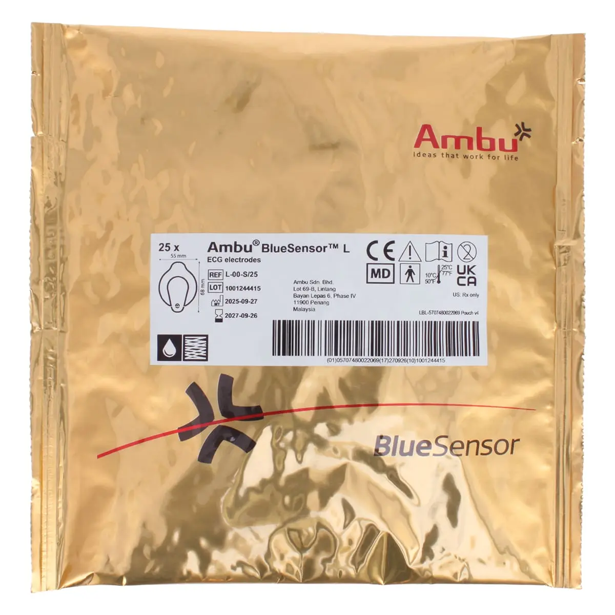 BlueSensor L-00-S/25 disposable ECG electrodes BlueSensor L-00-S/25 disposable ECG electrodes