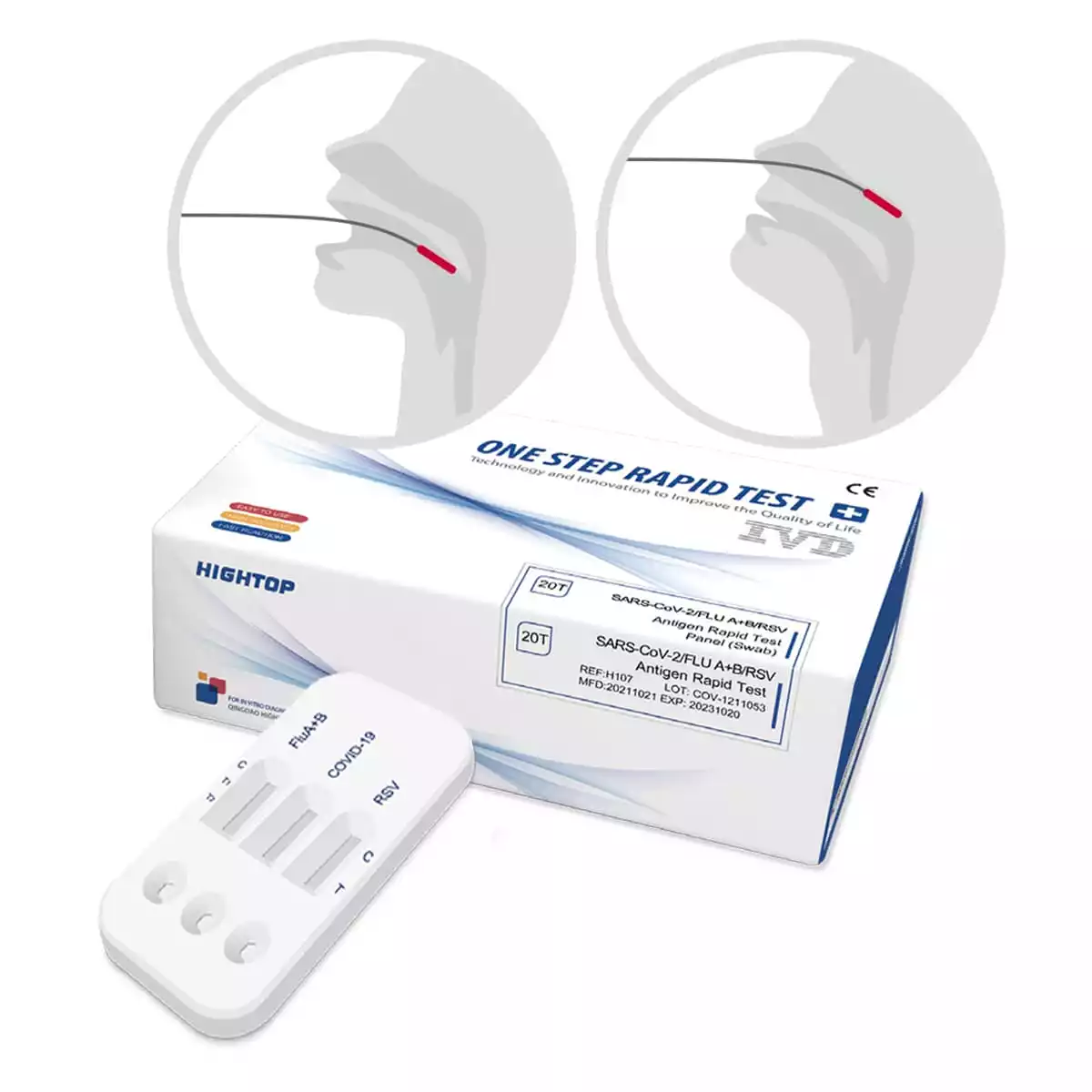  RSV & Influenza A/B + Corona 4-in-1 Rapid Antigen Test