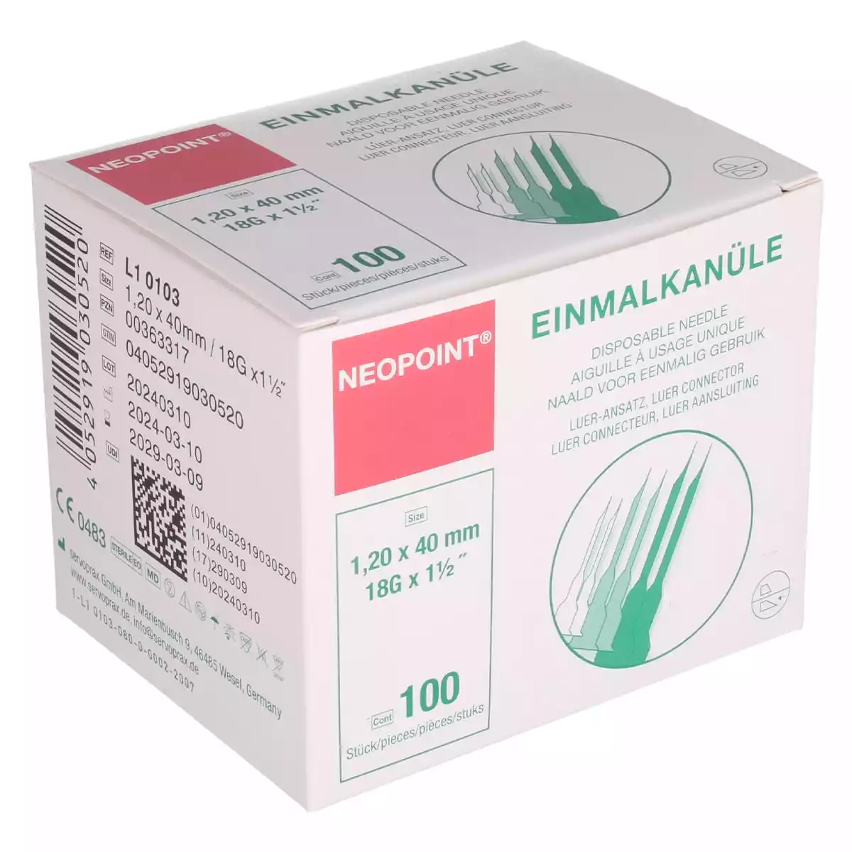  Neopoint special-size cannula