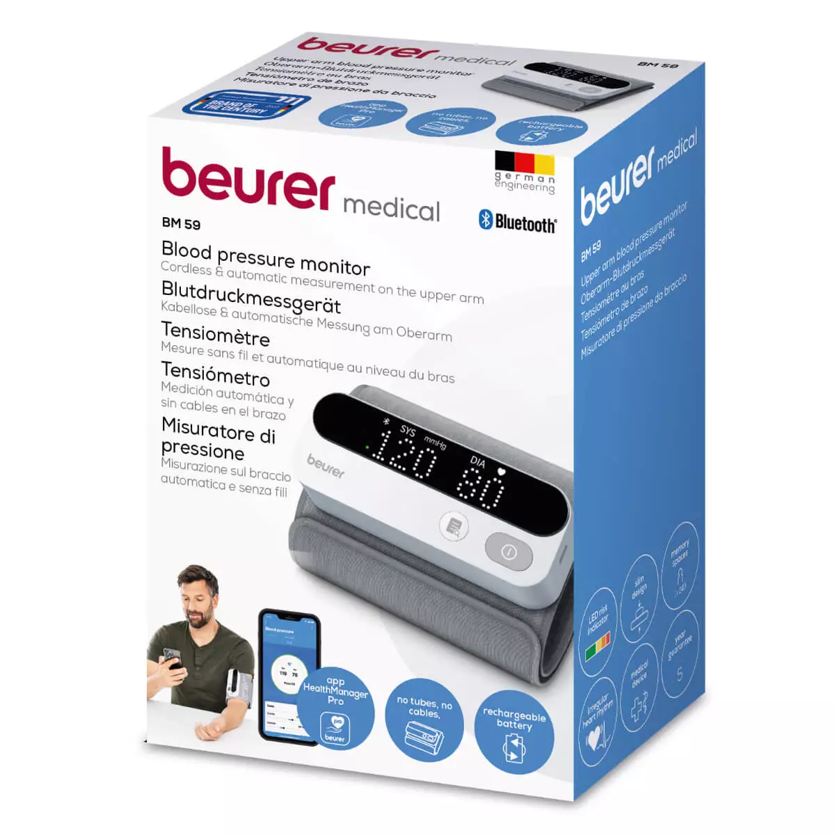  BM 59 upper arm blood pressure monitor