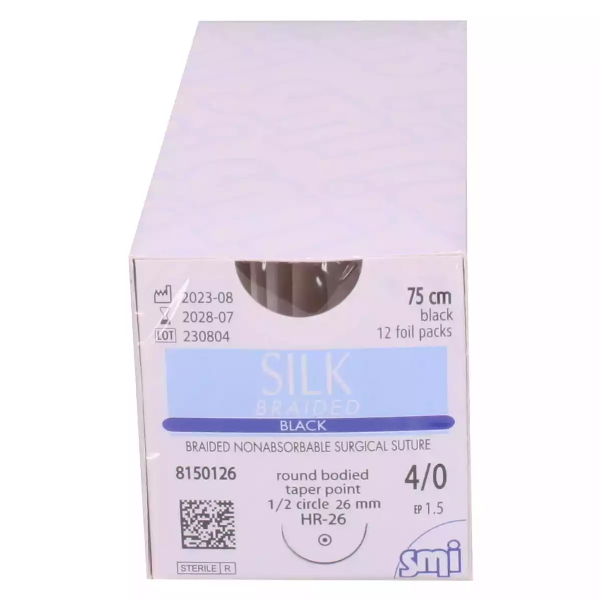  Silk Braided Black suture material