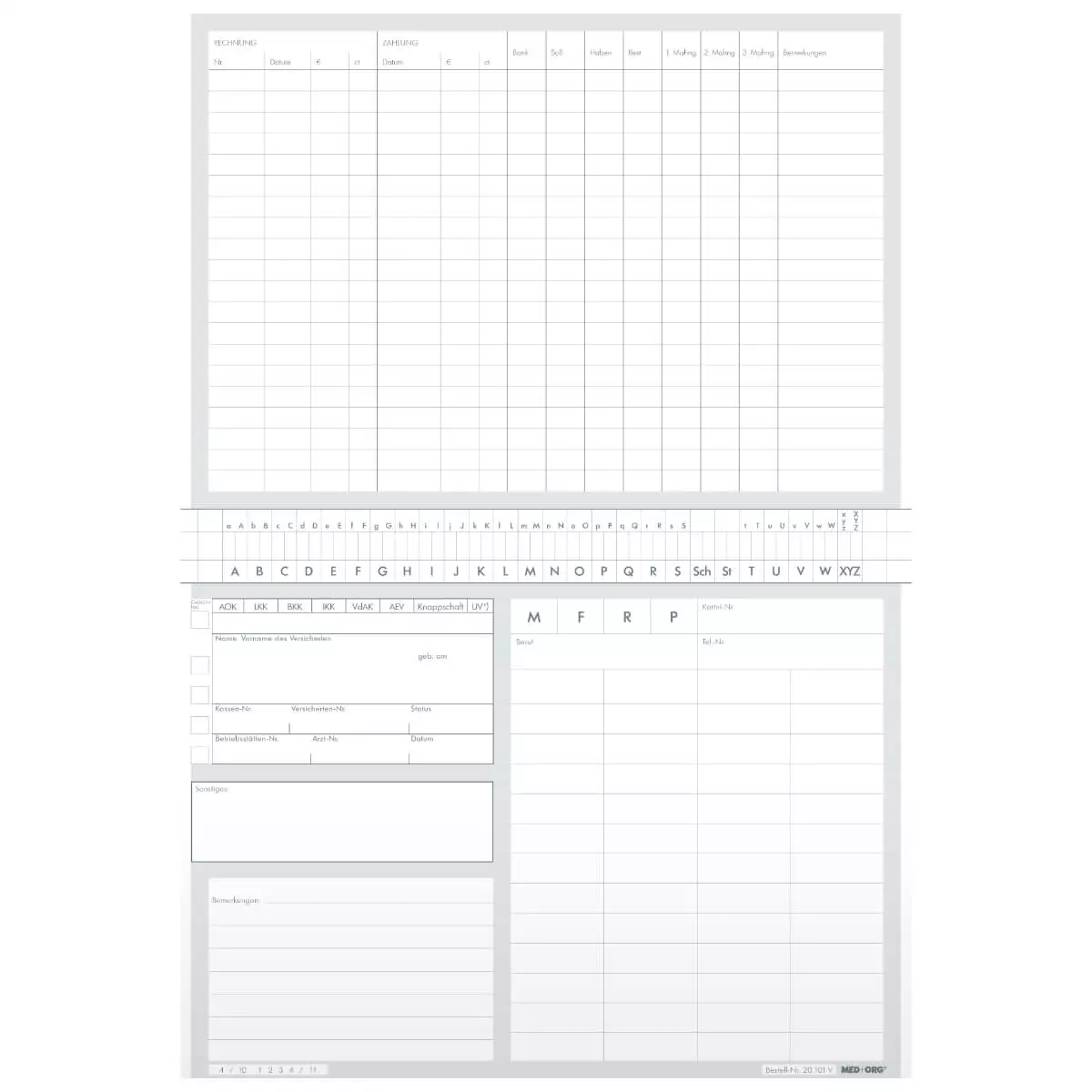 Alphasafe Index-Cards Alphasafe Index-Cards